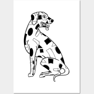 Patchwork Dalmatian Posters and Art